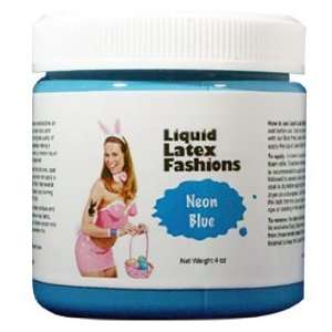  Ammonia Free Liquid Latex Body Paint   4oz Neon Blue 