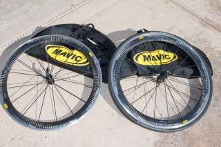 Mavic Cosmic Carbone Premium 700C Shimano Wheelset Used  