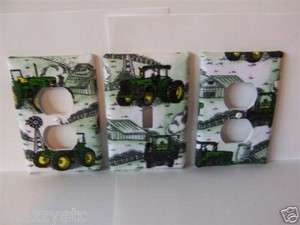 Light Switch Plate/Outlet Covers w/ John Deere Design  