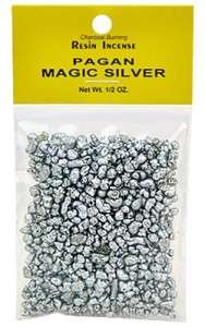 Pagan Silver Resin Incense for Charms, Spells, Rituals  