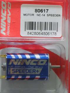   NC 14 SPEEDER+ 20,600 RPM MOTOR   1/32 SLOT CAR   BRAND NEW  