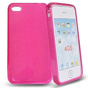 Mobile Palace  Pink Gel skin case cover pouch holster for Apple iphone 