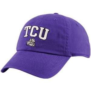   Christian Horned Frogs Purple Classic Campus Adjustable Slouch Hat