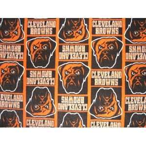   Cleveland Brown NFL Polar Fleece Fabric By the Yard