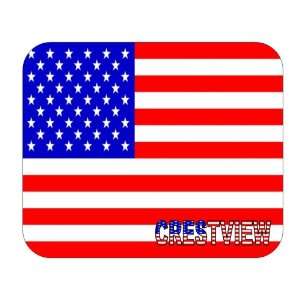  US Flag   Crestview, Florida (FL) Mouse Pad Everything 