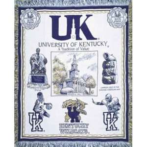  Simply Homes Kentucky Wildcats 50x60 Afghan Throw Blanket 