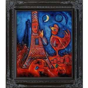  Art Chagall Bonjour Paris, 1939, 1942 Painting 
