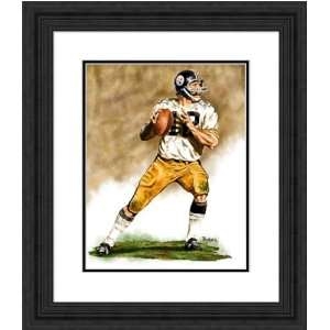  Framed Small Terry Bradshaw Pittsburgh Steelers Giclee 