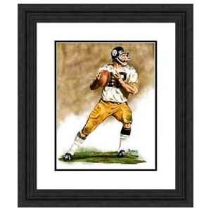 Framed Large Terry Bradshaw Pittsburgh Steelers Giclee 