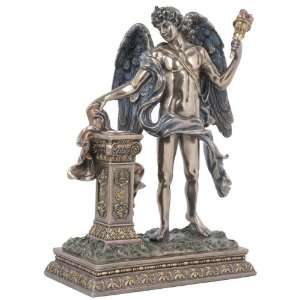  Angel Holding Torch Sculpture