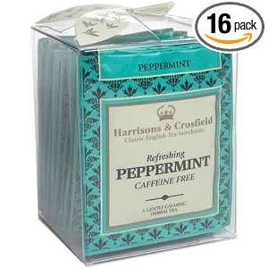   Peppermint Herbal Tea, Caffeine Free, 10 Count Tea Bags (Pack of 16