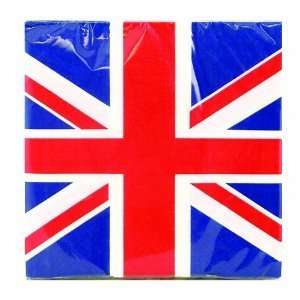 20 X Union Jack Paper Napkins 33cm  Ideal for Olympic 2012 and PARTIES 