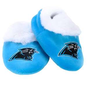 Carolina Panthers NFL BABY SLIPPERS XL 12 24 Months  