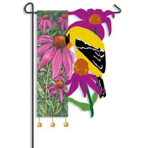  Yellow Finch 3D Effect Garden Flag Banner 13 x 18 Patio 
