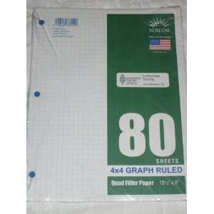  80 Sheets Graph Paper
