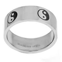 Stainless Steel Yin Yang Ring  