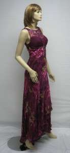 Sue Wong Evening Fuchsia Pink Violet Dress with Shawl 6   New Beaded 