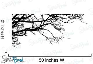 Vinyl Wall Decal Sticker Tree Top Branches 50 X 21  