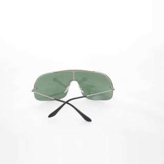 Ray Ban Wings 2 Gunmetal/Crystal Green Lens Sunglasses (Small)  
