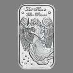   Angel Let There Be Peace 1oz Silver Bar .999 Fine Proof Bullion  