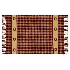  IHF Country Holiday/Christmas Woven Area/Accent Rug for sale 