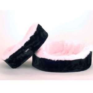  Baby Pink & Black Pillow Bed (Size XS)