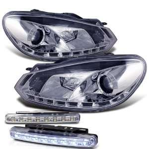  Eautolight 2010+ Golf GTI DRL LED Projector Head Lights 