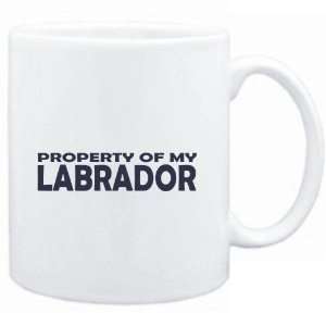   White  PROPERTY OF MY Labrador EMBROIDERY  Dogs