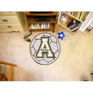  Appalachian State Soccer Ball Rug   NCAA