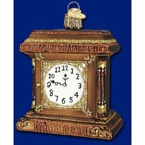  Old World Christmas Mantle Clock Ornament