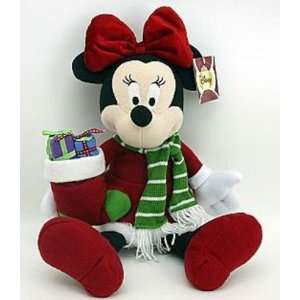   Mouse Plush Mantle Sitter Christmas Holiday Decoration