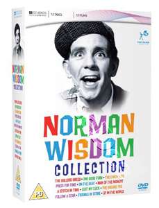Norman Wisdom Collection NEW PAL Classic 12 DVD Set  