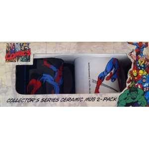 Marvel Comics Spiderman Collectors Series Ceramic Mugs 2 pack  