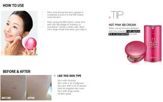 SKIN79★ Hot Pink Sun Protect Beblesh Balm BB Pact  