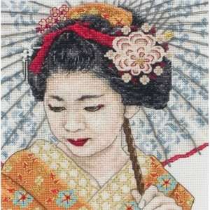  Geisha Portrait   Cross Stitch Kit Arts, Crafts & Sewing
