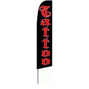 Tattoo Extra Wide Swooper Feather Flag