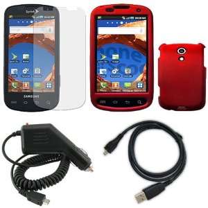  iNcido Brand Samsung D700/Epic 4G Combo Rubber Red 