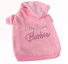 step aside barbie dog hoodie sweatshirt shirt coat pink returns