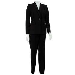 Calvin Klein Womens Black 2 piece Pant Suit  