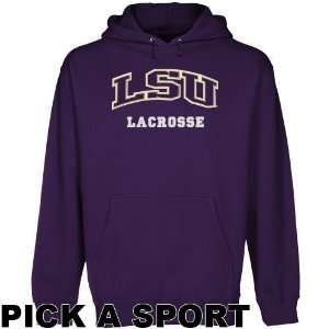  LSU Tigers Hoody Sweatshirt  LSU Tigers Purple Custom 