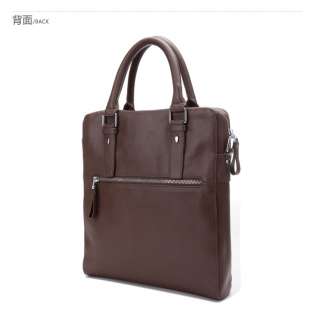 New Gear BAND mens Genuine Leather Briefcase Shoulder bag Coffee 