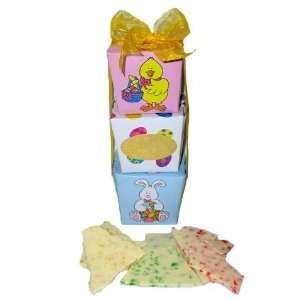 Easter Speckled Belgian Chocolate Bark Tower  Grocery 