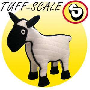 Tuffys Barnyard Sheep Tuff Plush Fleece Squeaky Dog Toy  