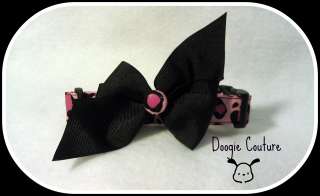 NEW** Doogie Couture **PINK LEOPARD **Dog Collar Size XS L  