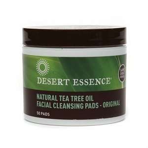  Desert Essence Natural Facial Cleansing Pads with Tea Tree 