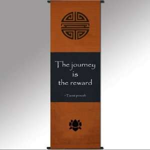   Wall Art Banners   The Journey Banner, Taoist Proverb