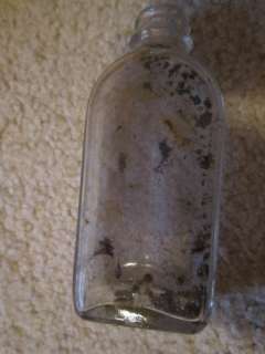 Vintage Clear Glass Owens Illinois Medicine Bottle 4 5 1  
