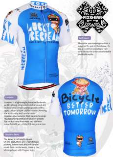   jersey top gear cyclist road bike shortsleeve blue shirts S~3XL  
