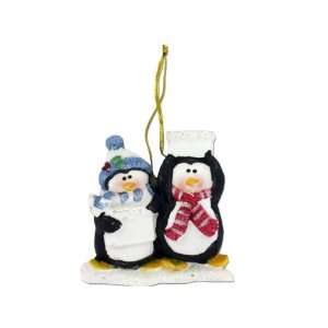  Penguins resin ornament, can be personalized   Pack of 96 
