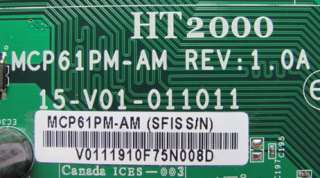 Gateway HT2000 MCP61PM AM Motherboard  